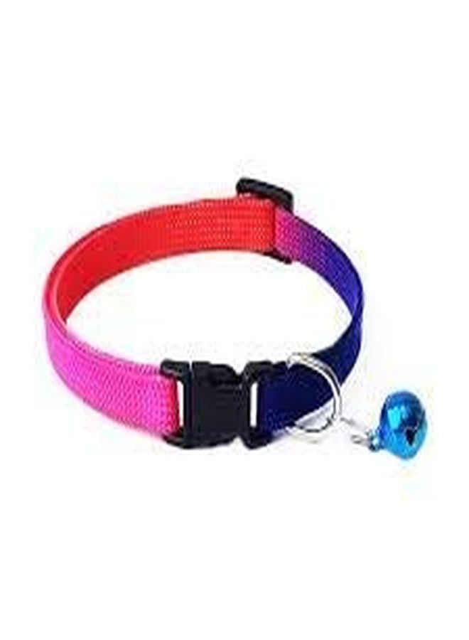 Pups&Pets Colorful Cat Collar with Bell, Adjustable Rainbow Collars for Cat Kitty Puppy Rabbit Small Animals Pets Only - Image 1